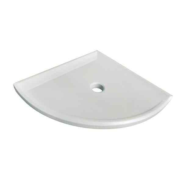 Jeffrey Court Twilight Gray 7.5 in. x 7.5 in. Matte Resin Wall Mount Corner