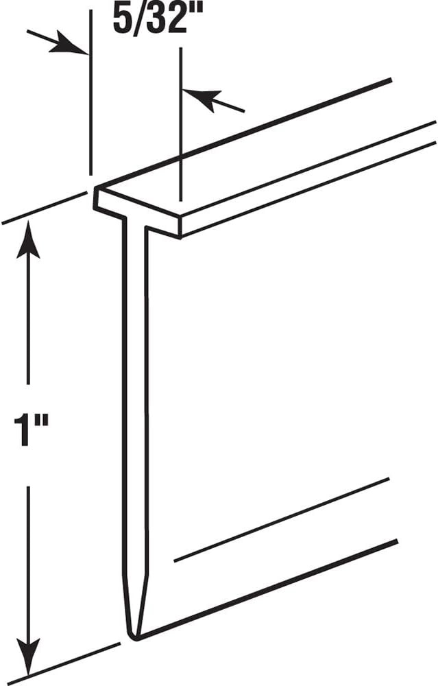 Prime-Line M 6211 Shower Door Bottom Sweep, 36 In. x 1 36 in., Clear
