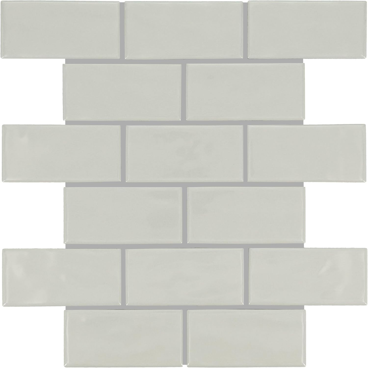 Matte Ideal Gray 2″ X 4″ Ceramic Mosaic Tiles – 9.96 SQFT per Carton