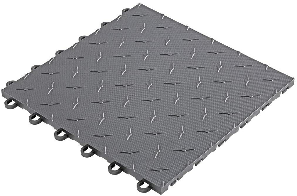 Speedway Tile 12″ x 12″ Grey Garage Floor Tile (10 Pack)