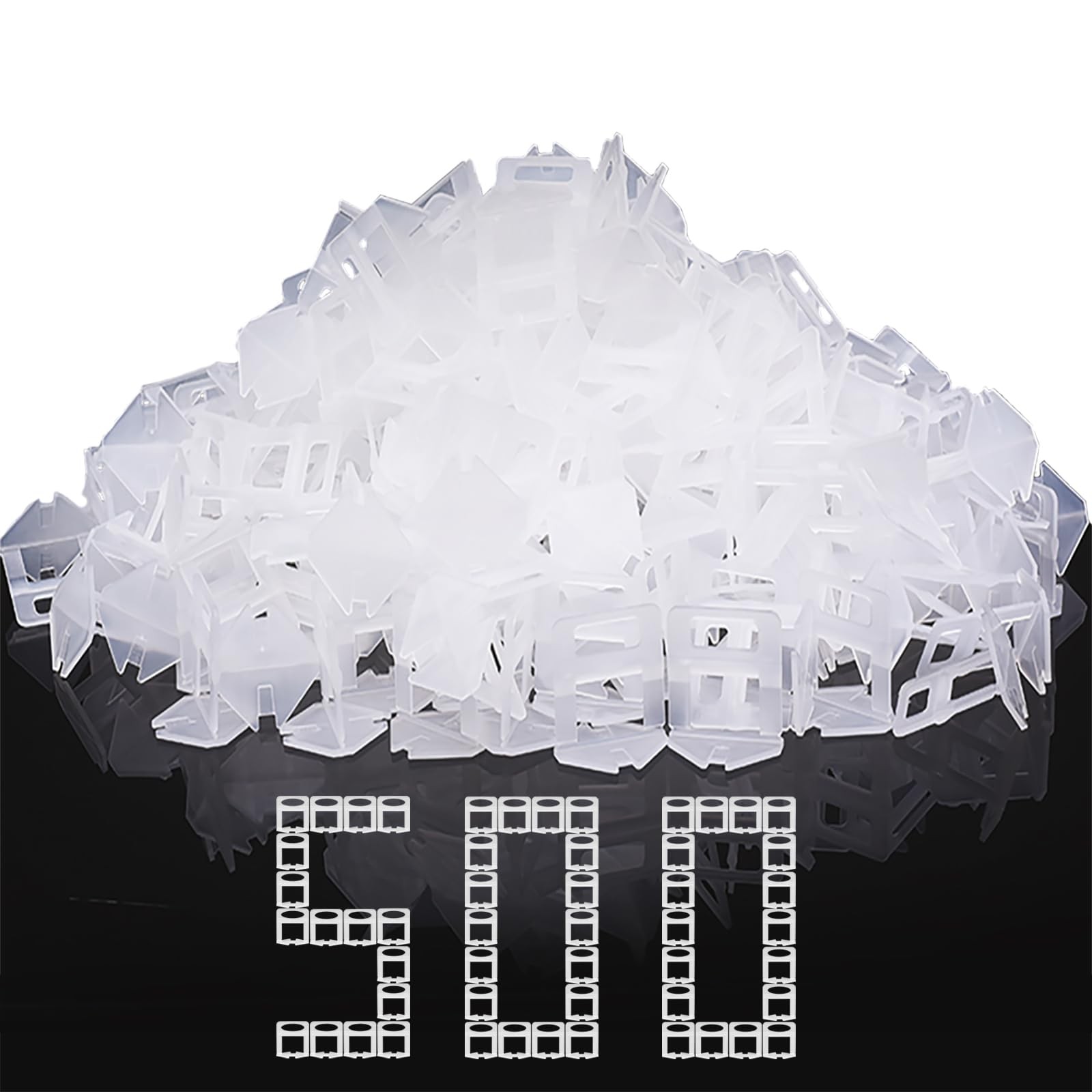 Tile Leveling System Clips 500Piece DIY Tiles Leveler Spacers Tile Leveling…