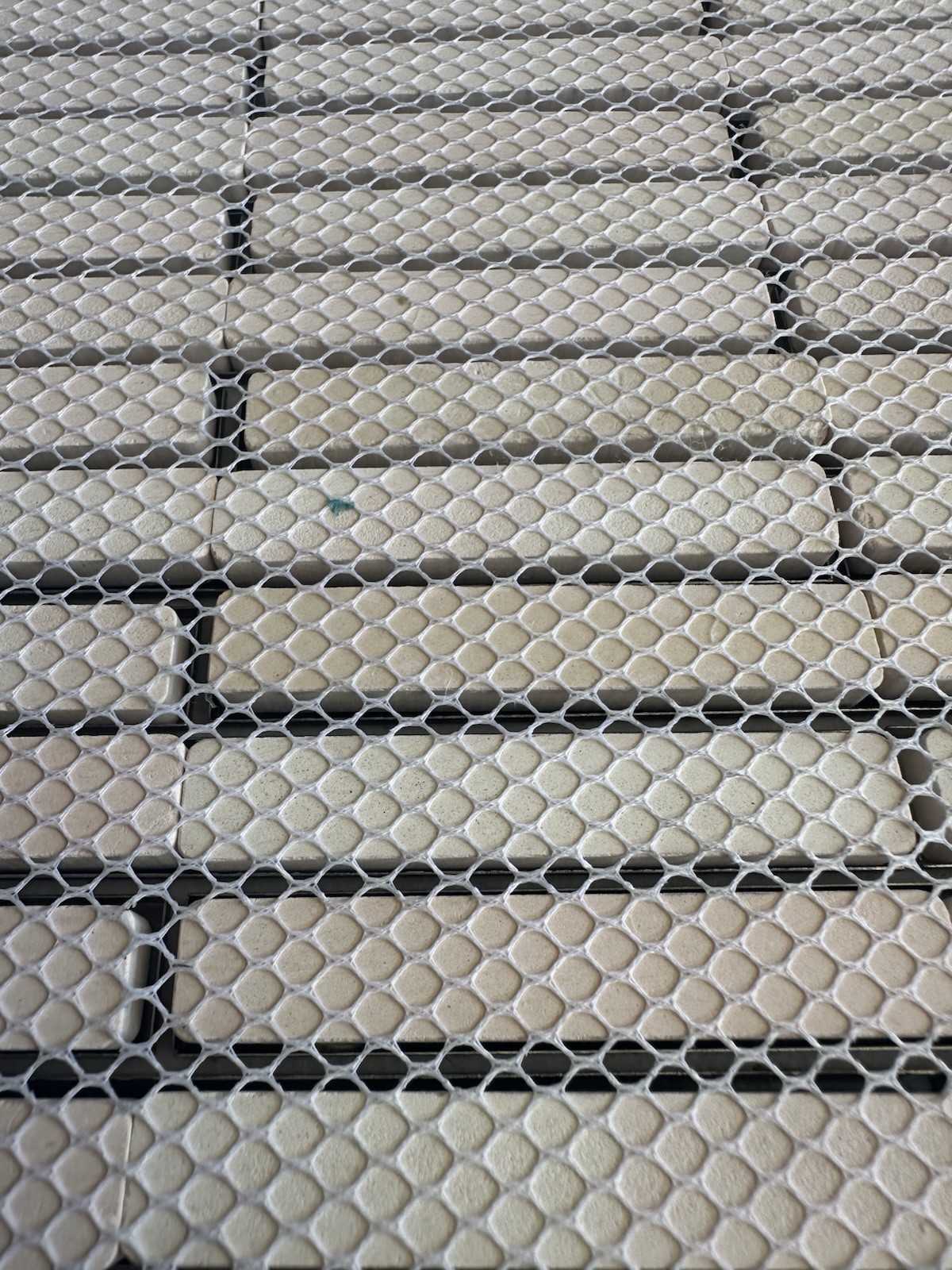 Black Aluminum Brushed Mosaic Tile .5×6 Inch On CeramicTile Backing Mesh Mounted