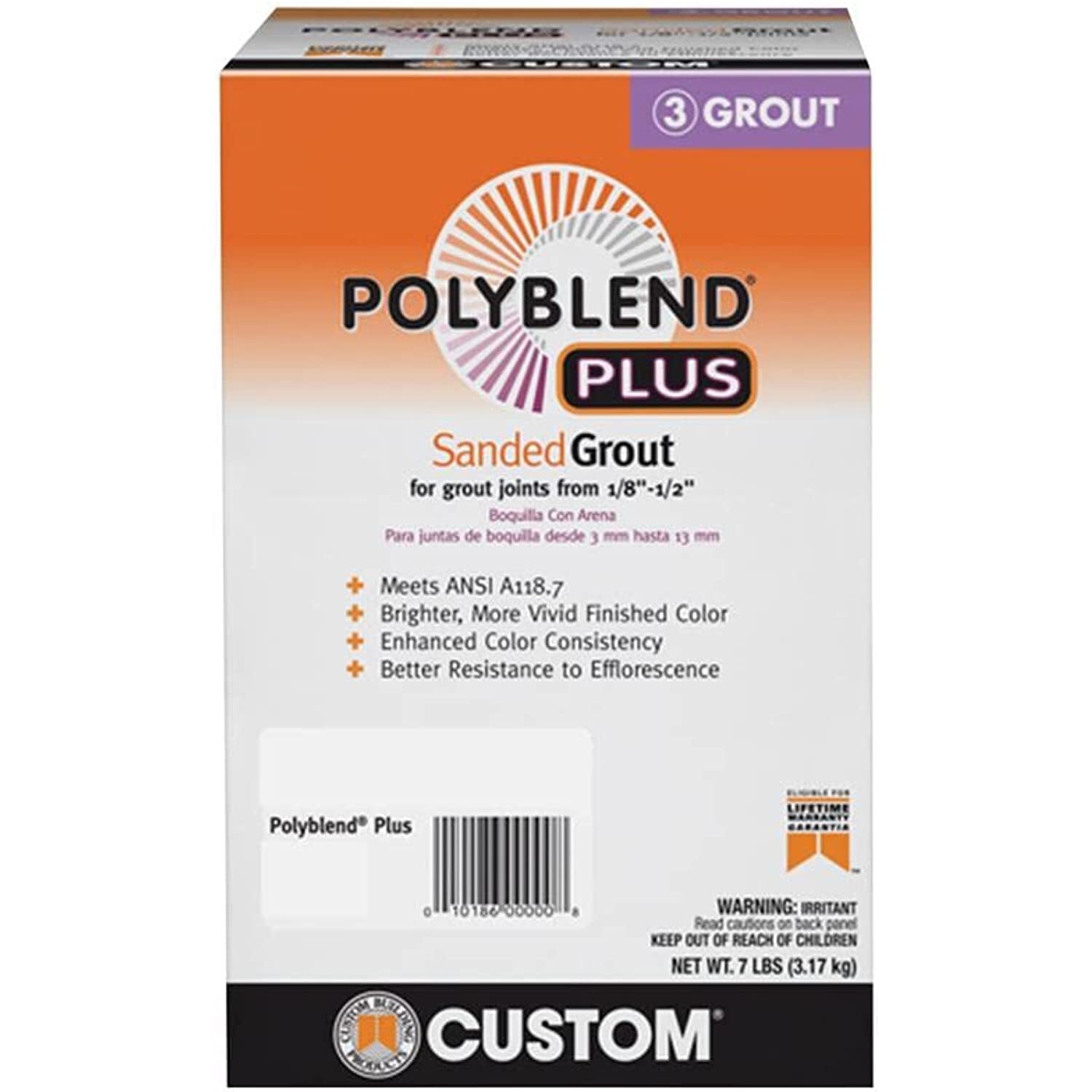PBPG6407-4 7LB Arc WHT Sand Grout – Quantity 1