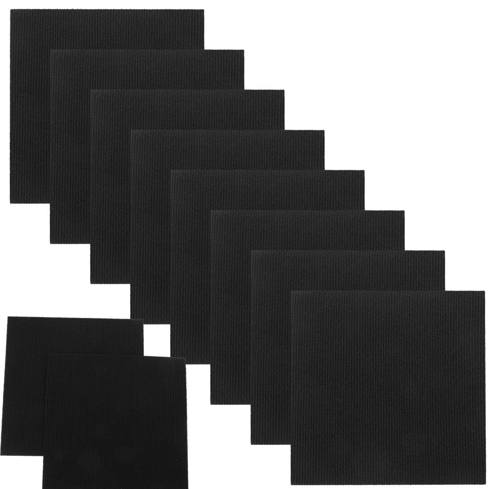 10 Pcs Peel and Stick Tile Adhesive Floor Carpet Tiles for Covering Floors