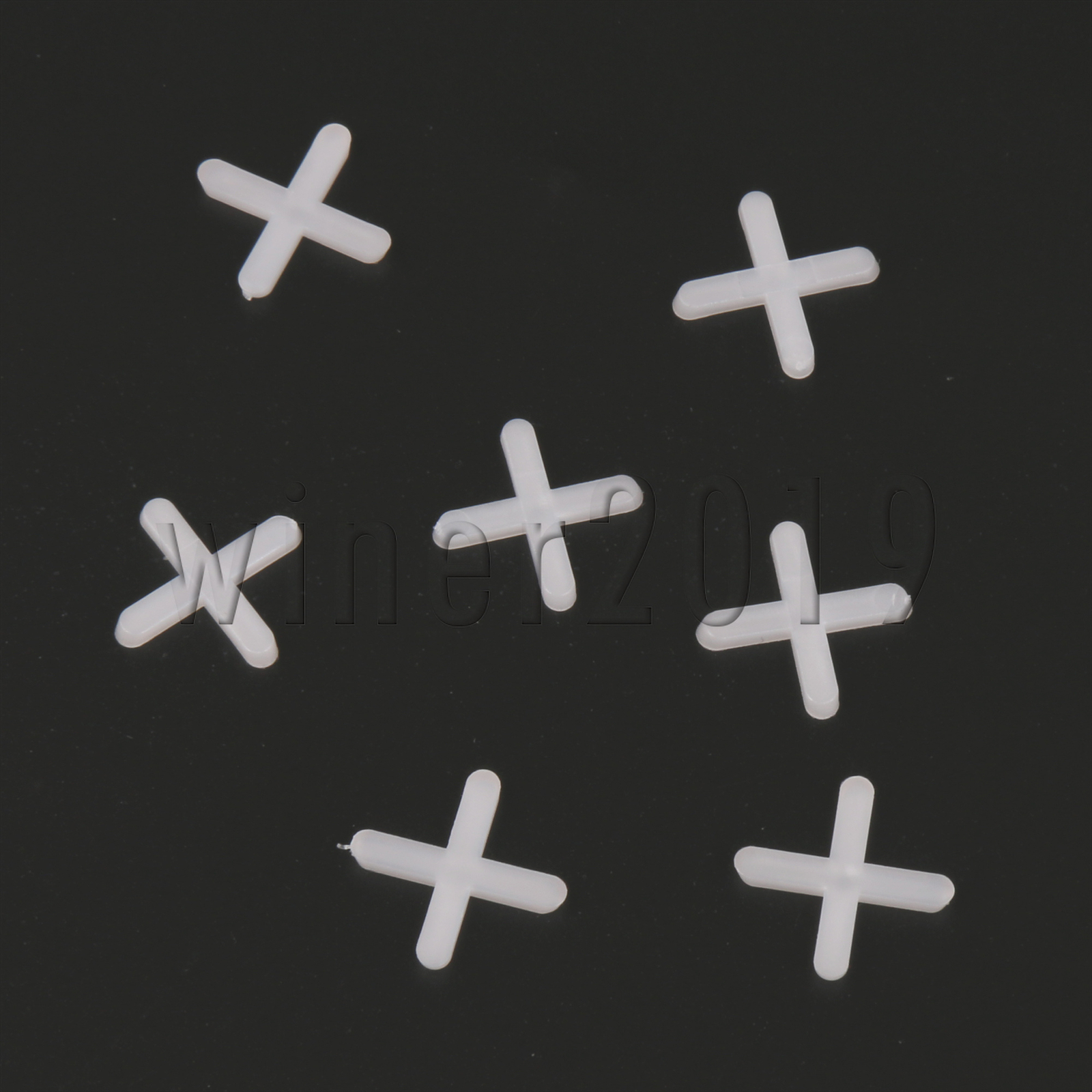 Traditional Flexible Tile Spacers for Floor 1/8 Inches Wide White Pack of 500
