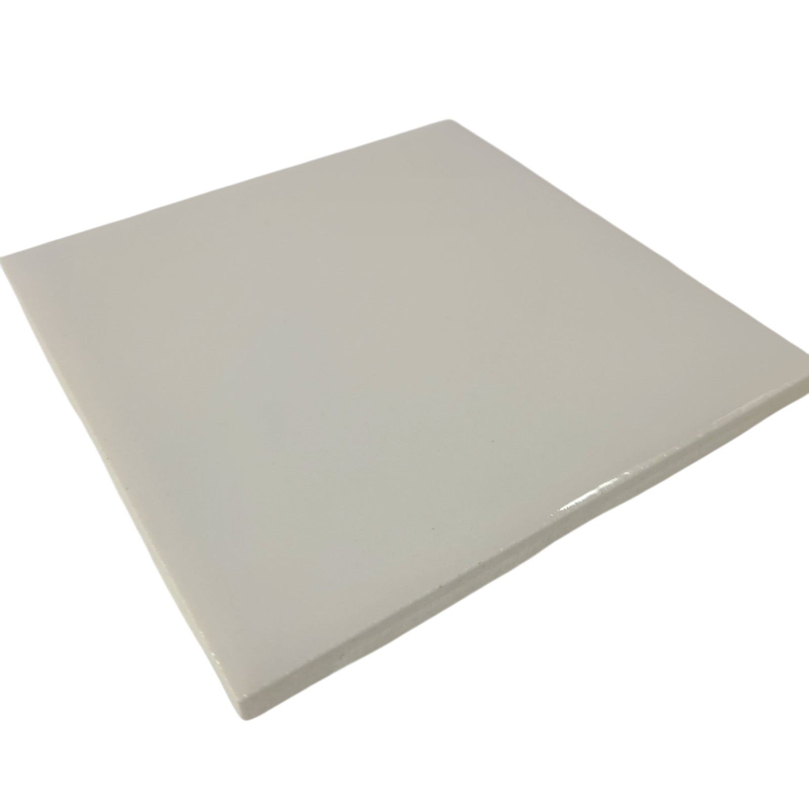 Vintage Warm Off White Ceramic Tile 4.25 inch Subway Square Classic Color 376