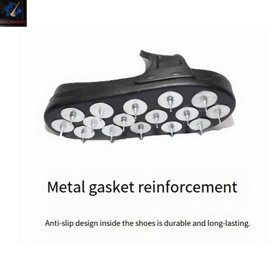 1Pair American version 11-16 sizeself-leveling construction slip-on studdedshoes