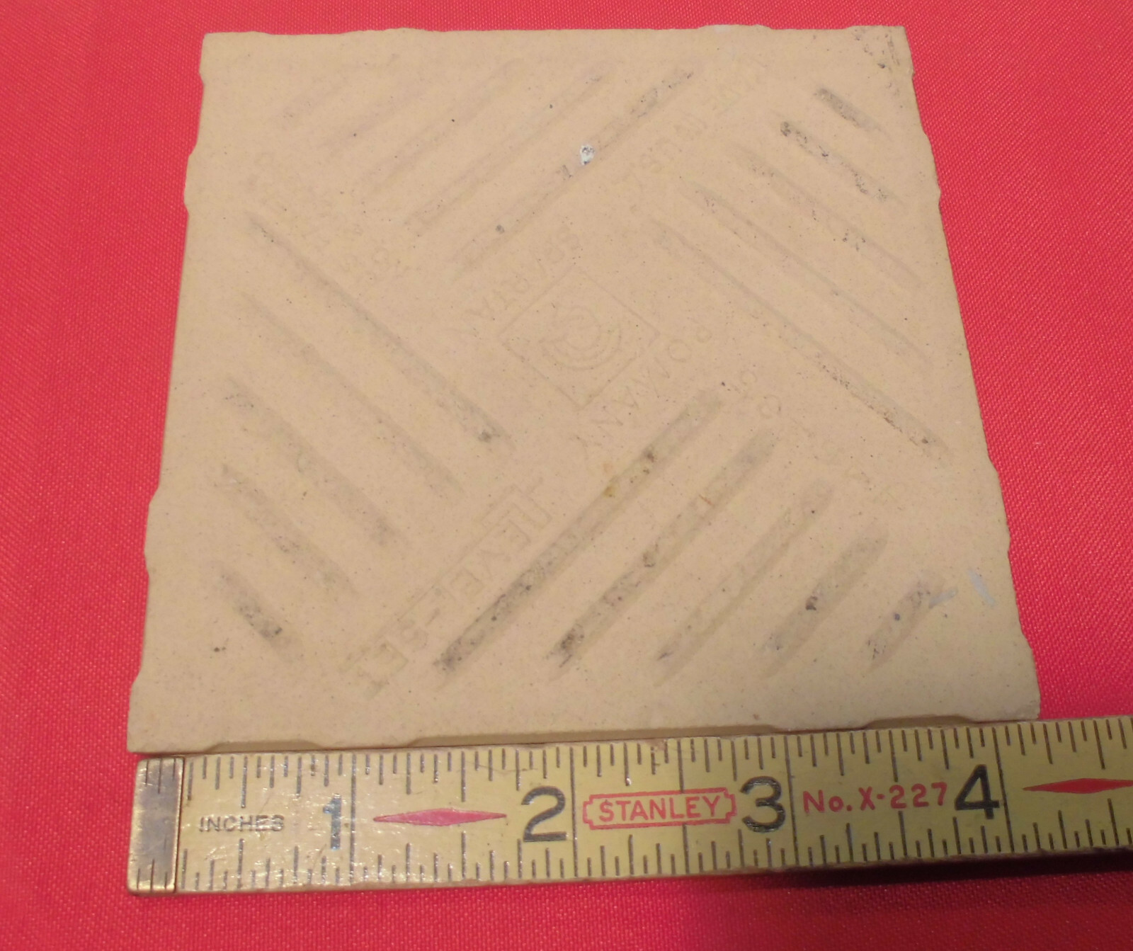 1 pcs. Vintage *Greenest Blue* Ceramic Tile…4-1/4″ Matte Finish by Romany NOS