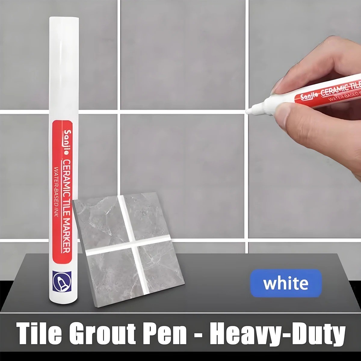 Grout Pen Waterproof Tile Gap Repair Paint Marker Mouldproof Filling Agents