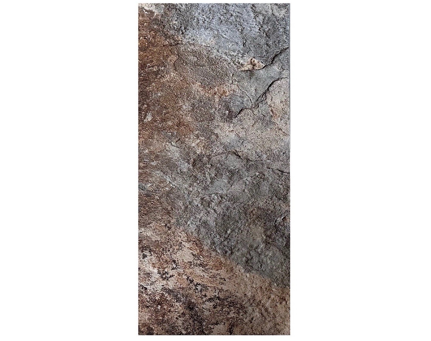 Auliget Peel And Stick Tiles 20-Piece Beige Brown Slate Tile 5-3/4” X 12”