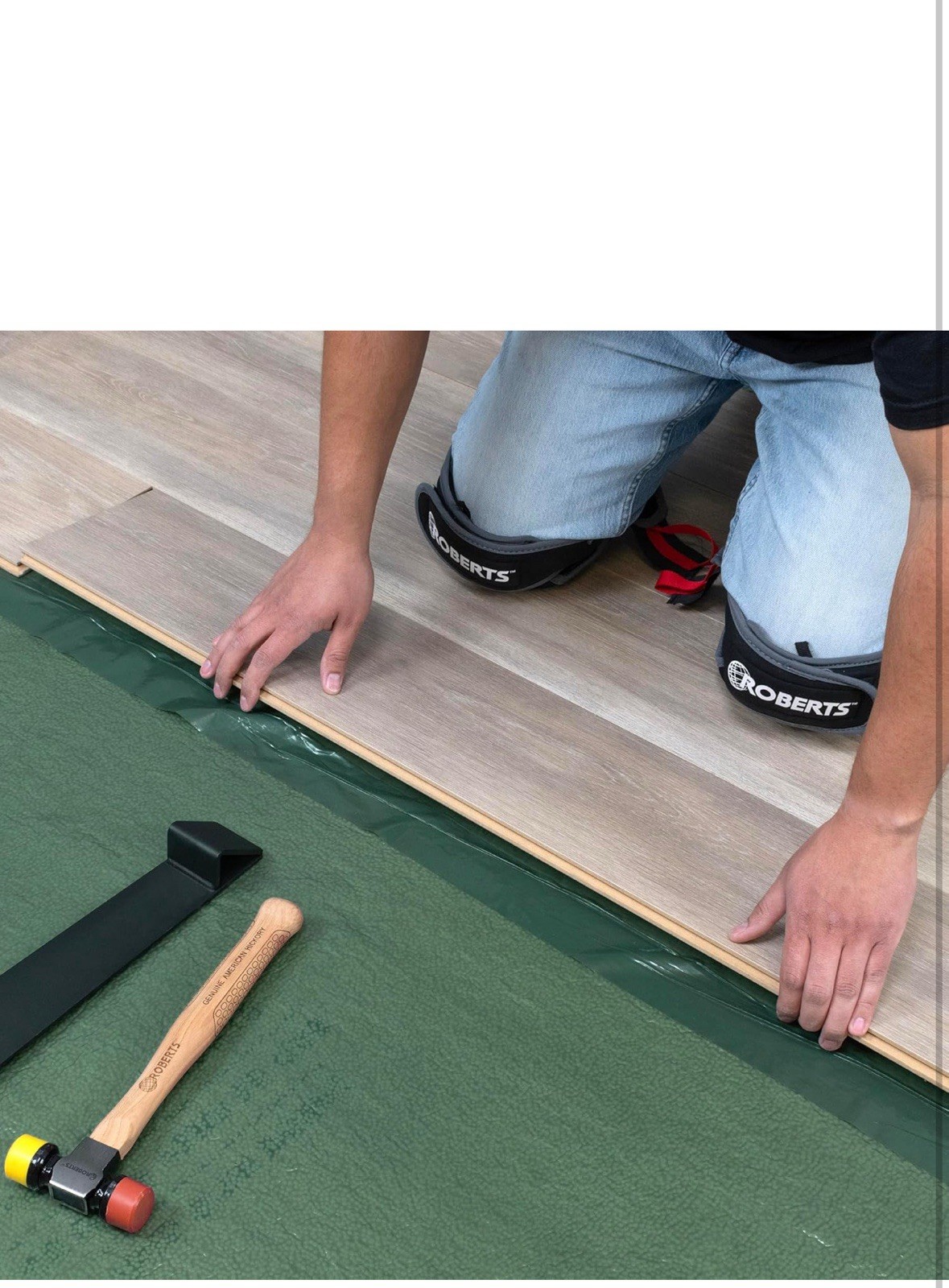 ROBERTS First Step Premium Underlayment – 100 sq. ft. Roll – 40″ x 30′ x 2 mm