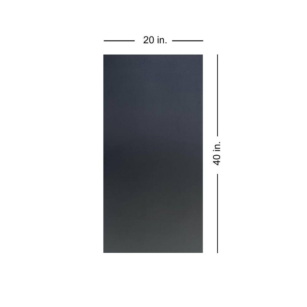Large Panel Black Matte 1.6 Ft. X 3.3 Ft. Decorative Foam Glue up Ceiling Tile (