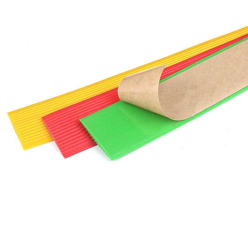 PVC Rubber Anti-Slip Strip Self-Adhesive Step Sticker Safety Stair Floor 1 Meter