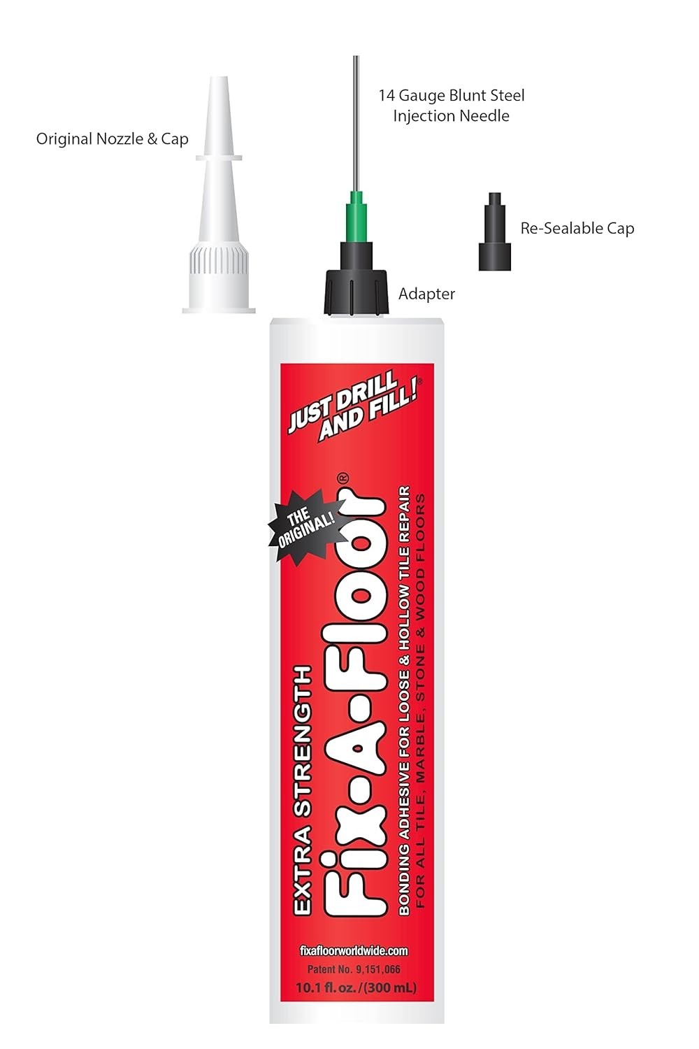 The Original Loose Tile Repair Adhesive! Includes a Micro Syringe