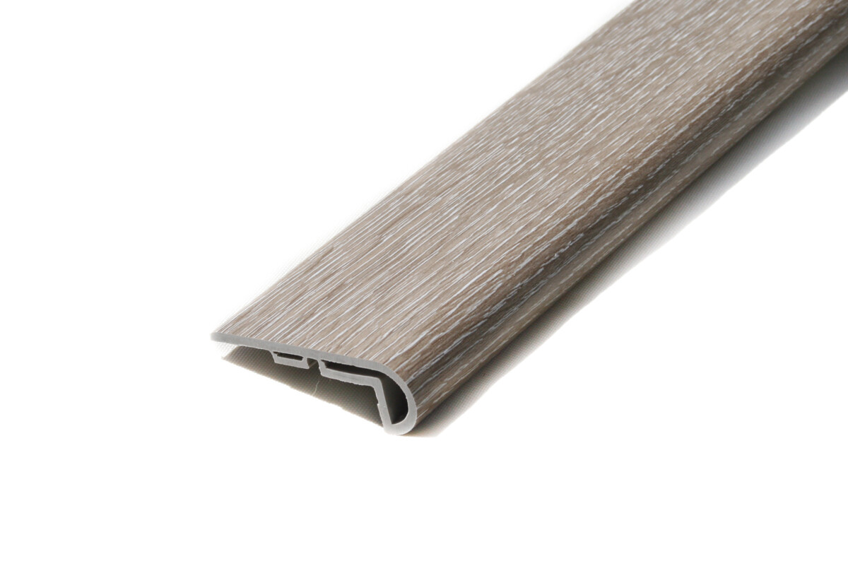 Scandia Luxury Vinyl SPC Plank With 1mm IXPE Rubber Pad Sample