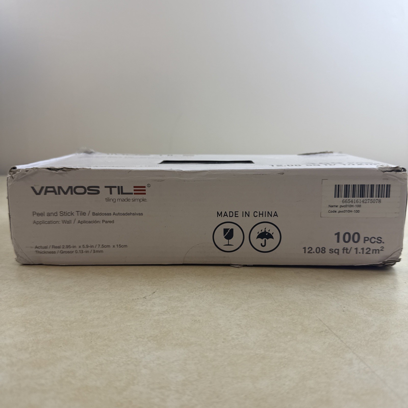 Vamos Tile Peel And Stick 100 Pcs 12.08 Sq Ft