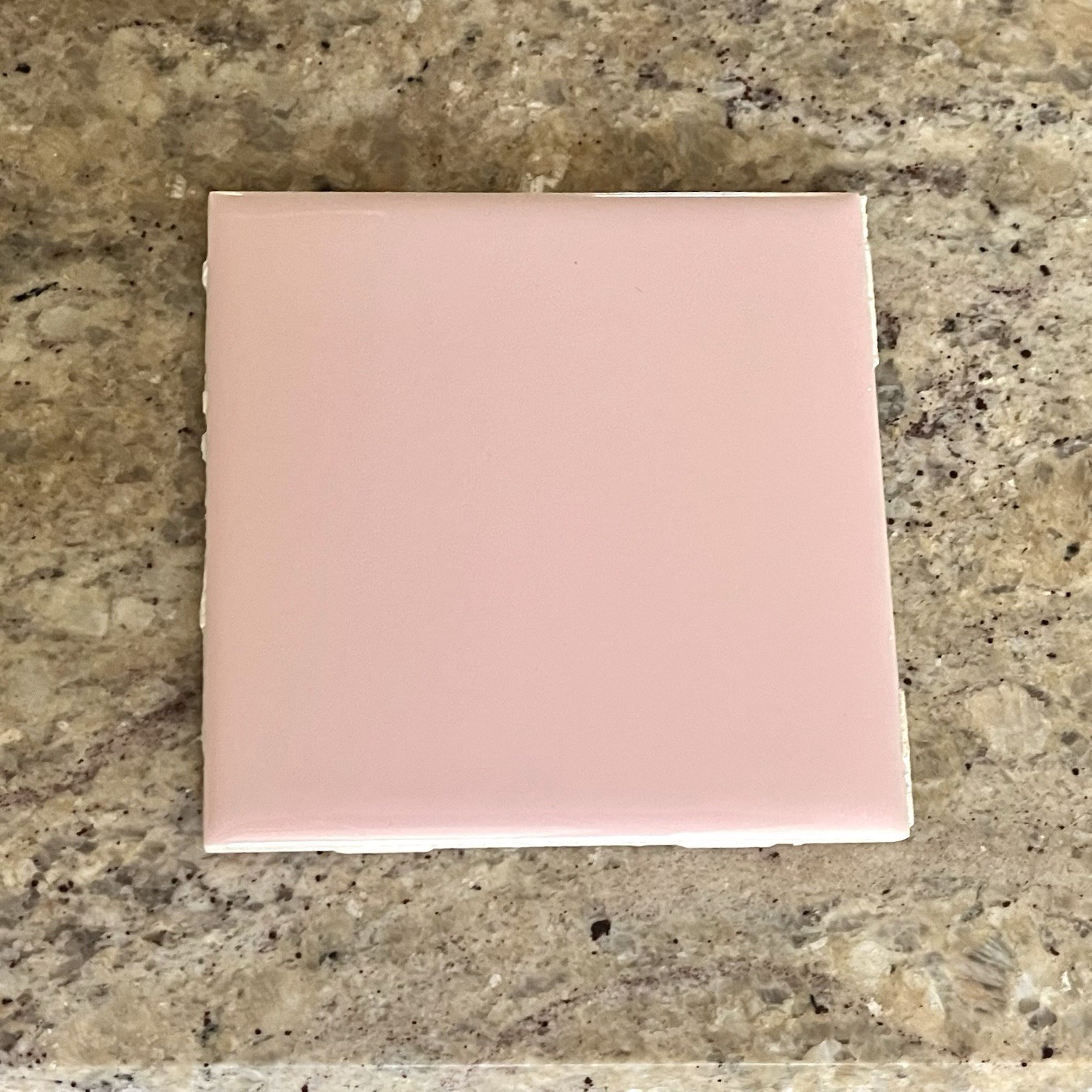 Vtg Lot 100’s-PINK Mosaic Tile USA Company-4 3/8″ Square Ceramic-Reclaimed-Ohio