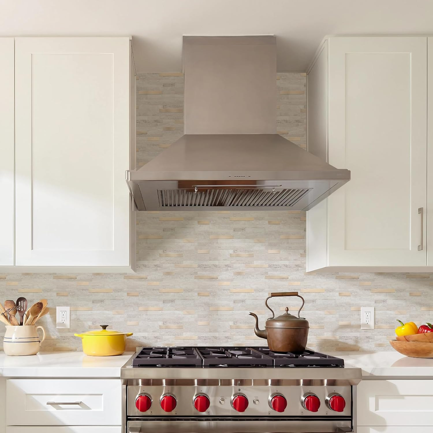 Peel and Stick Backsplash, PVC Wall Tiles Stick on Backsplash for Kitchen(1 Shee