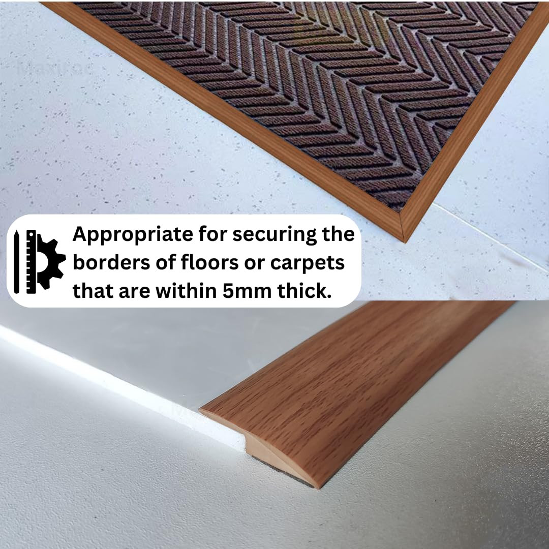 Floor Transition Strip Self Adhesive Carpet Wood Tile Vinyl Flooring Laminate Tr