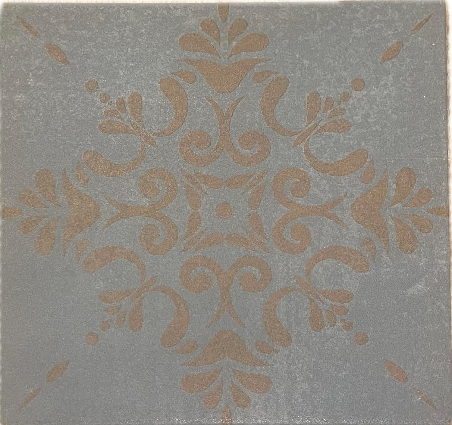Saint Pol De Leon Blue Gray Concrete Look Porcelain Tile, 8×8 inches (Box of 10)