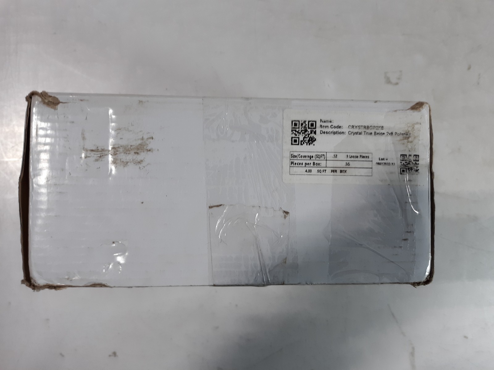 Crystal True Beige 2×8 Polished Tile – Lot of 36