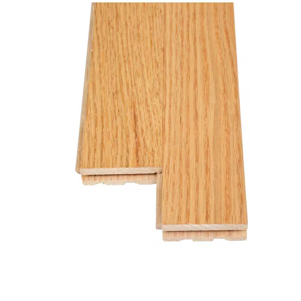 American Home Natural Oak 3/4 In. T X 2-1/4 In. W Smooth Solid Hardwood Floor…