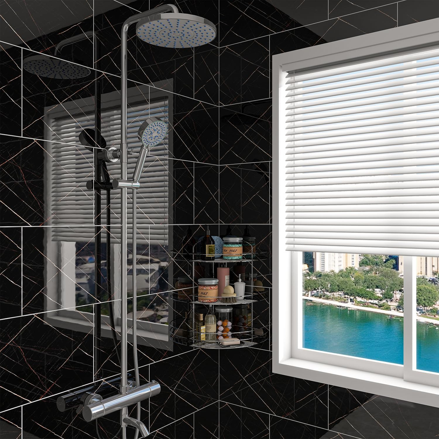 Marble Peel and Stick Backsplash Waterproof 23.6″X11.8″ PVC Wall Panels, PVC Foa