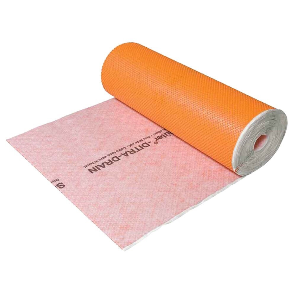 Schluter DITRA-DRAIN Membrane – 3’3″ x 82′ (269 SQFT)