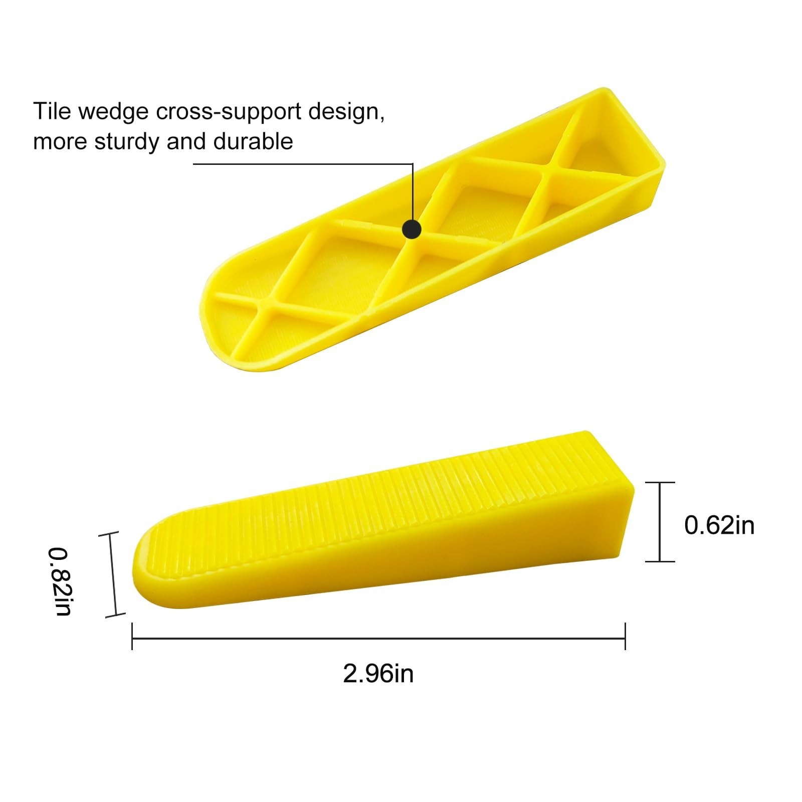 210 Pcs Tile Leveling System Wedges – Reusable Leveler Tools for 1/8″ 1/16″ 1/32