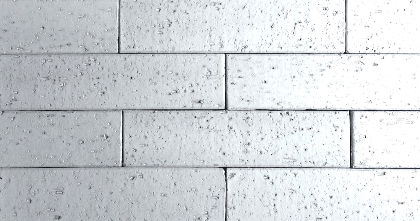2.5×9.5 White Matte Glazed Extruded Brick Wall Backsplash Field Tile(PACK OF 10)