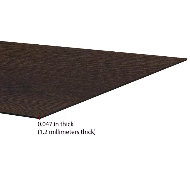 ACHIM Nexus Espresso 6in x 36in Peel & Stick Vinyl Plank Flooring 15 sqft
