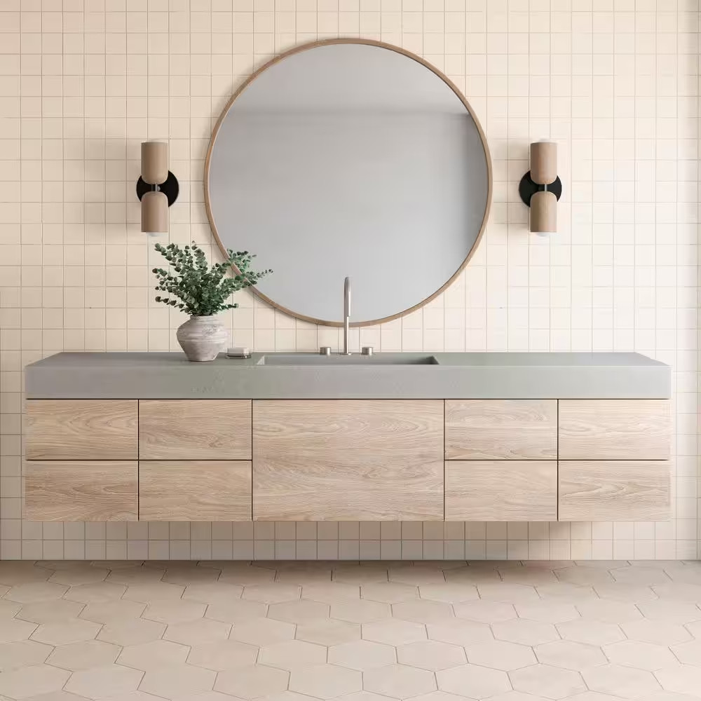 Makoto Hexagon 10 In. X 10 In. Matte Tatami Beige Porcelain Floor Tile (10.76 Sq