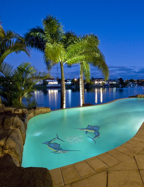 Sailfish Group Ceramic Swimming Pool Mosaic