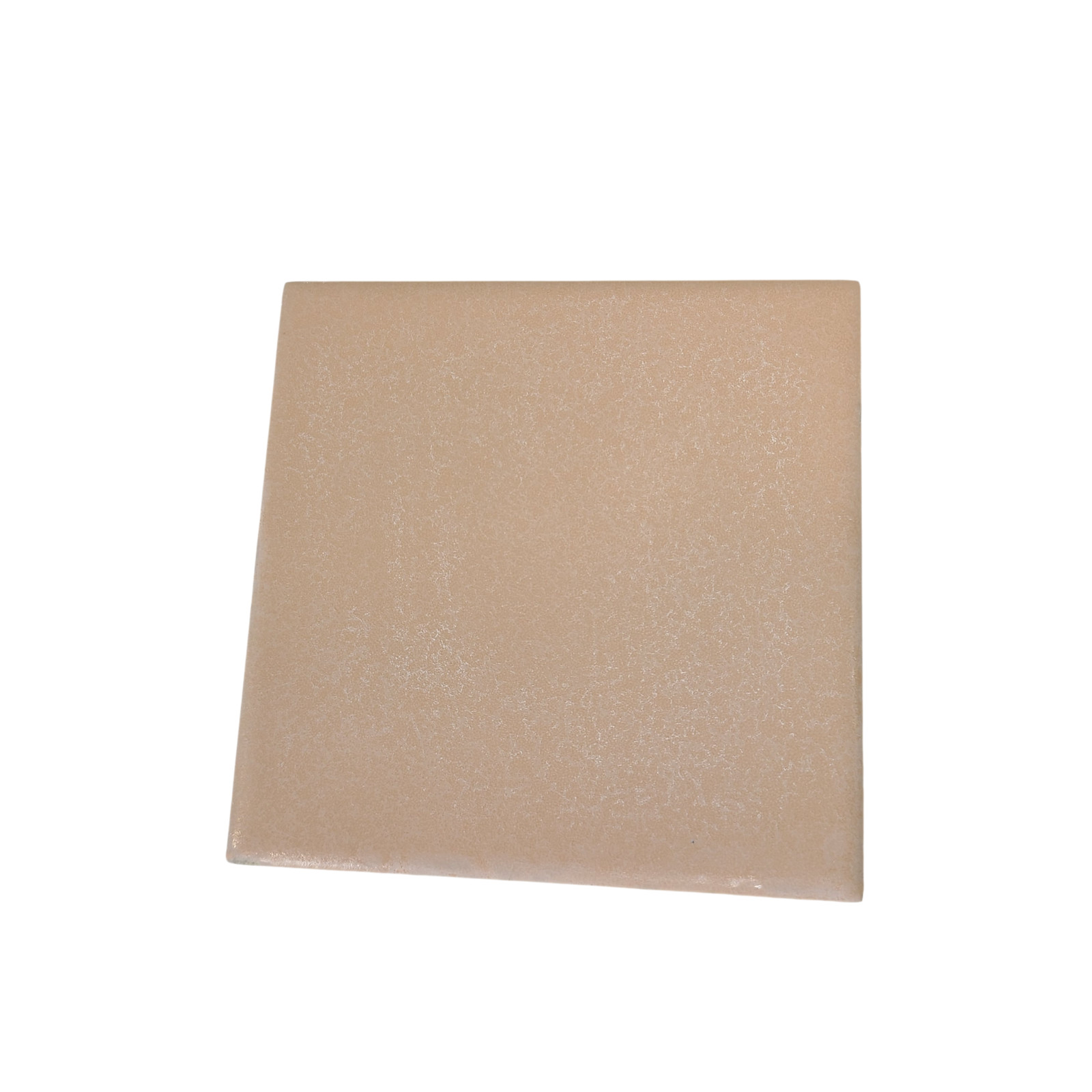 Peach Pink Ceramic Tile 4 3/8 inch Florida Tile FT Crystalline Tuscan Tan 283