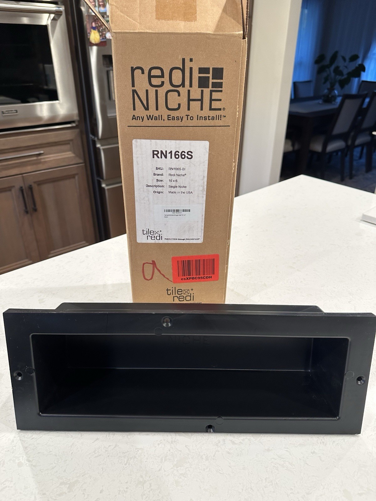Niche Box by RediNiche Size: 16×6 for shower self Tile Inlays New In Box