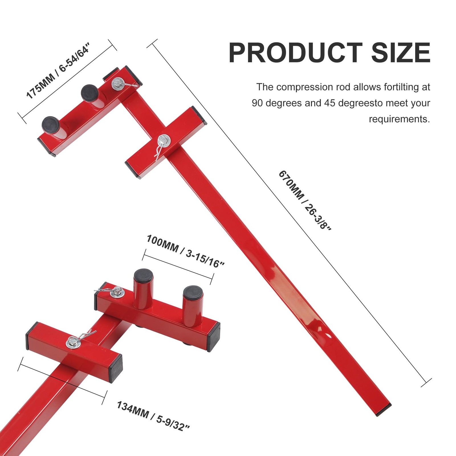 Decking Straightening Tool Board Bender Carbon Steel 66cm Weight 1.5KG