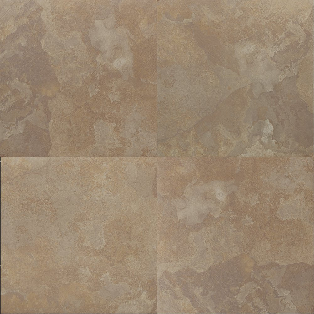 Self Adhesive Vinyl Floor Tile Light Slate Marble 20 Tiles/20 Sq. Ft., 12″ X 12″