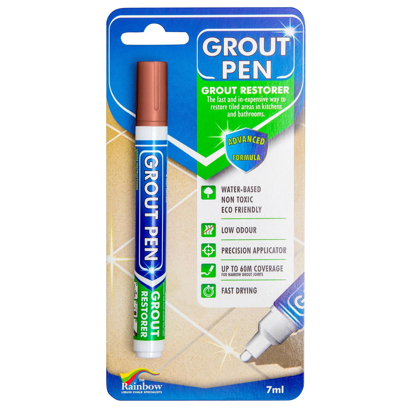 Grout Pen Terracotta Tile Paint Marker: Waterproof Tile Grout Colorant Pen