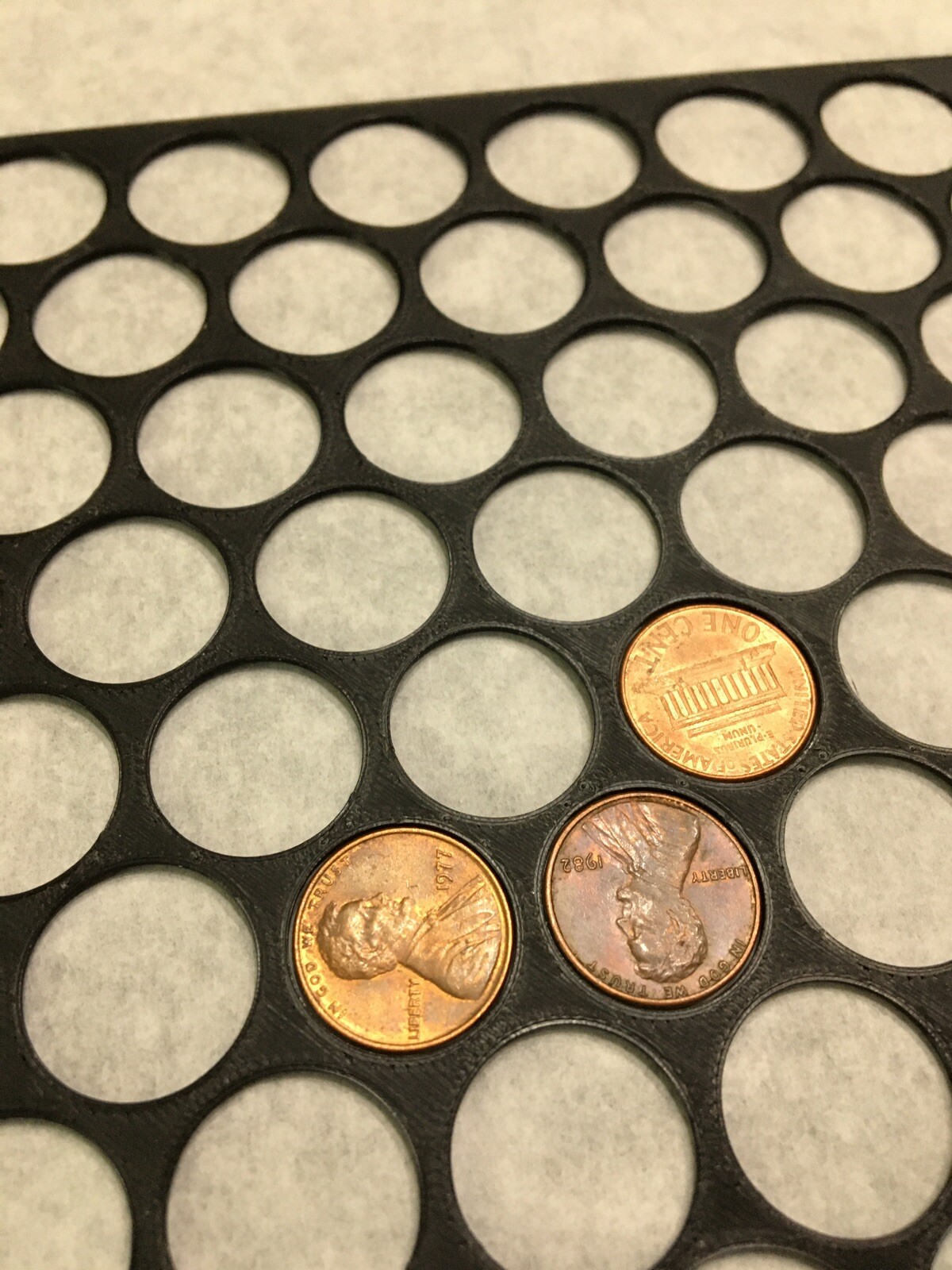 Penny Tile Template jig Real US currency Mosaic Pattern 7.25×7.25”
