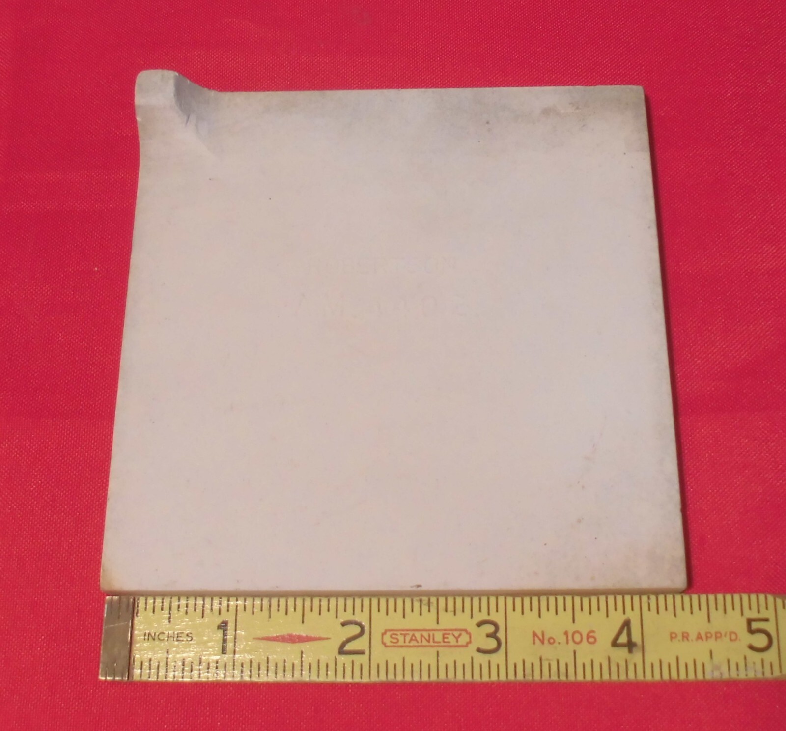 1 pc. Sandstone: Radius Bullnose Inside Corner Ceramic Tile: 4-3/8″ Robertson