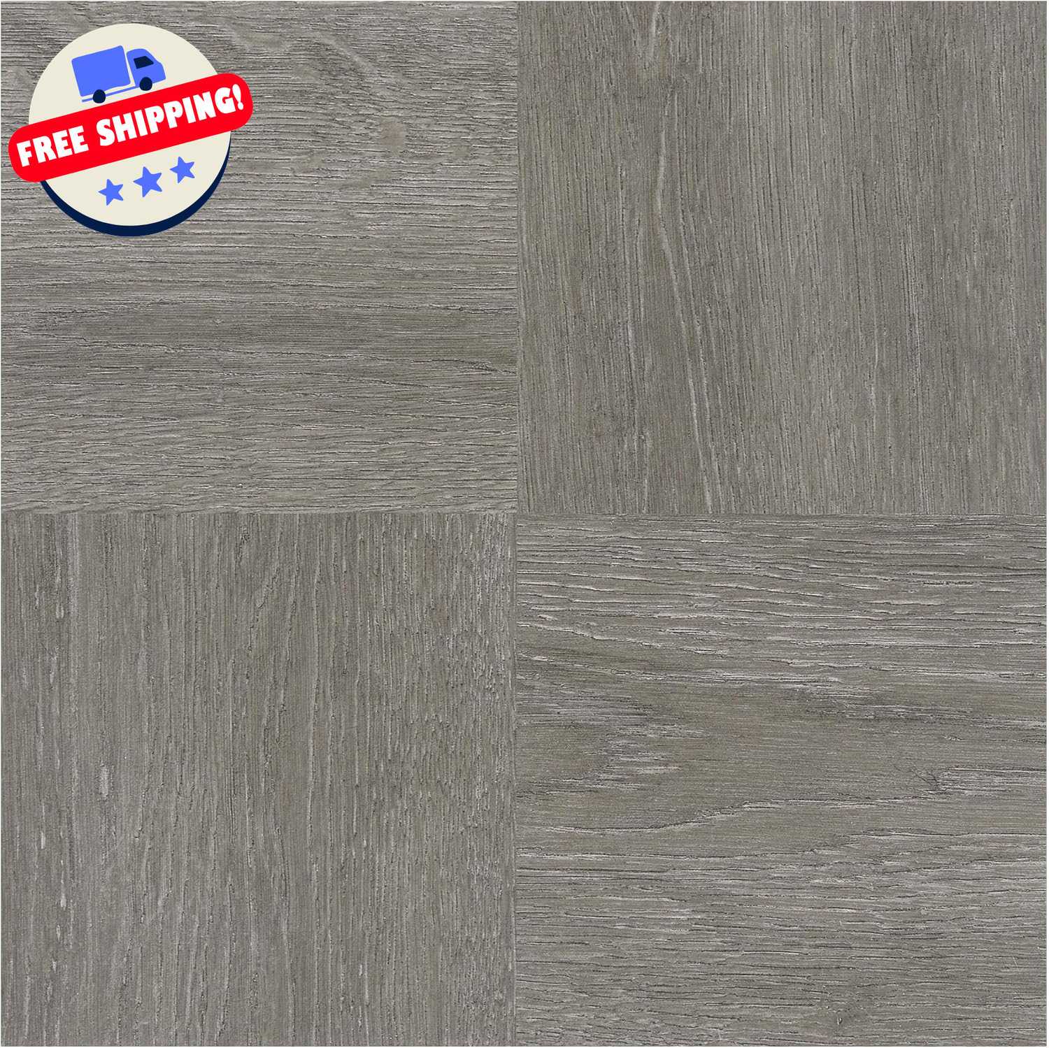 Vinyl Floor Tiles Peel & Stick Self Adhesive Flooring 12×12, 45 Tiles – 45 sq ft