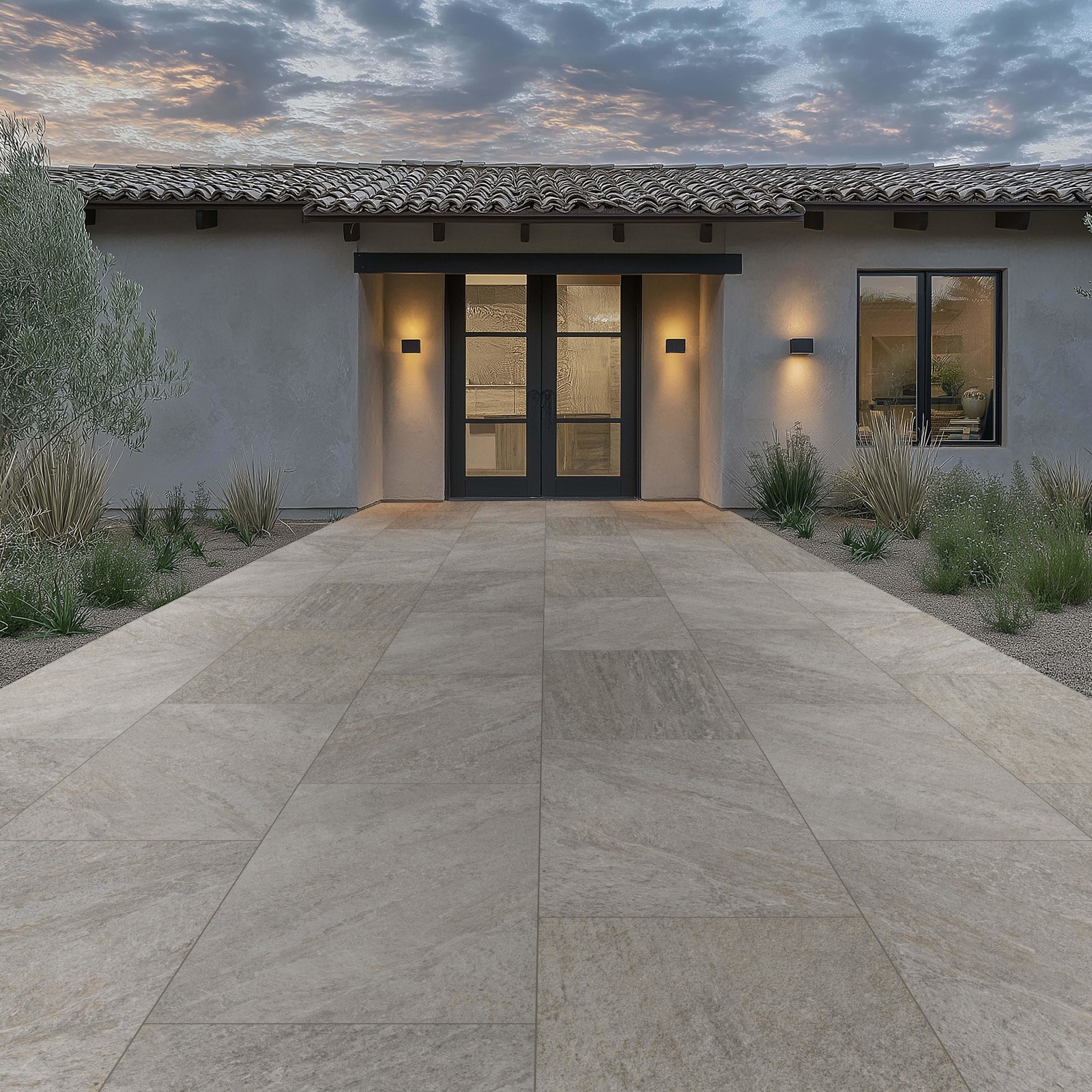 Ackland AKLNP24X48M-EA 24″ x 48″ Rectangle Exterior Paver Tile – – Montara Gray