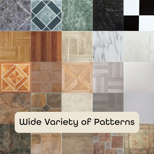 20 Bianco Marble Peel and Stick Vinyl Floor Tiles DIY Home Renovation