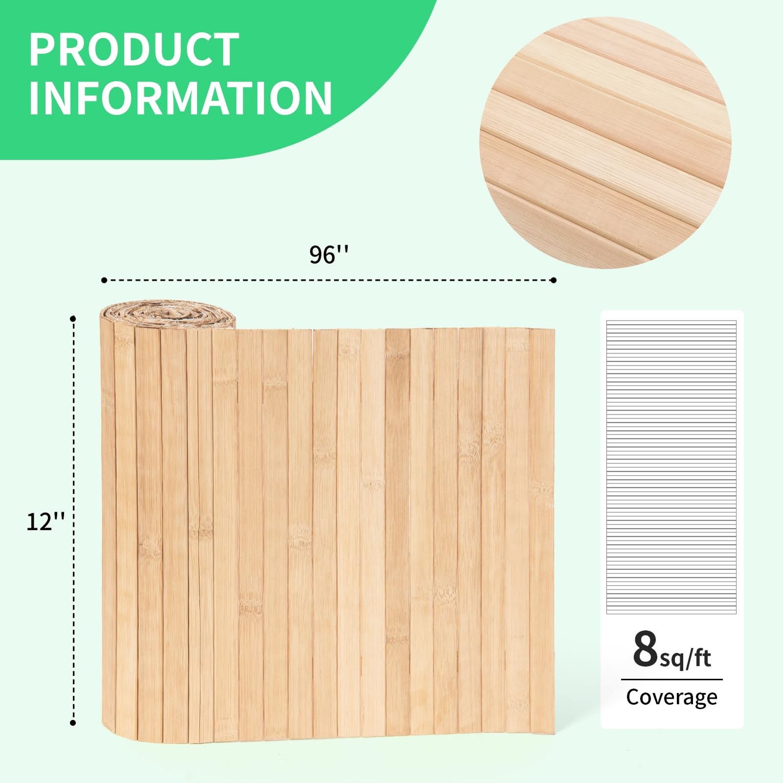 Natural Wall Panel for Interior Wall Decor, Renewable Pole Wrap Wainscoting P…