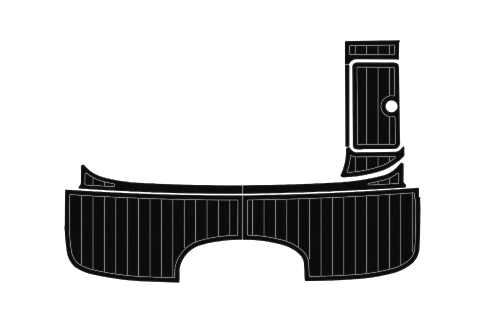 2019-2023 Bayliner VR6 EVA Boat Flooring Swim Platform Custom Fit Non-Slip