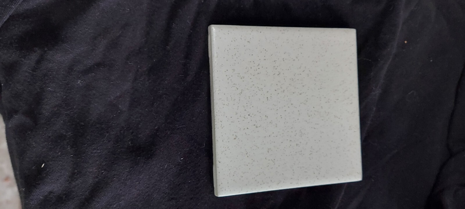 1 pc. Crown Gold Mist Ceramic Tile 4-1/4″ Glossy Speckled