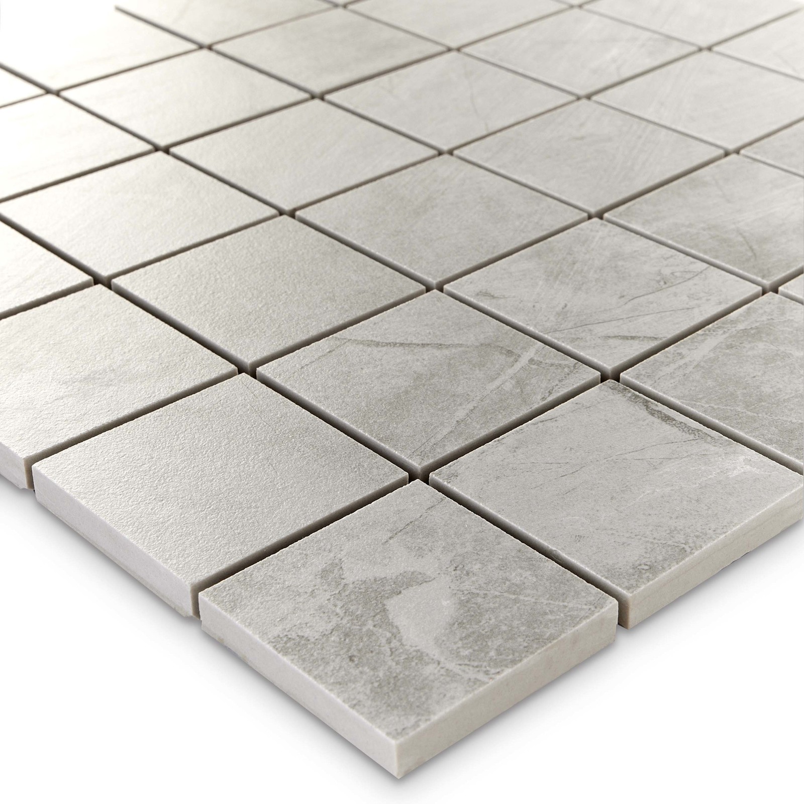 Cruz Bay Studio MKT61166 Pierre – 12″ x 24″ Square Floor and Wall – Light Grey