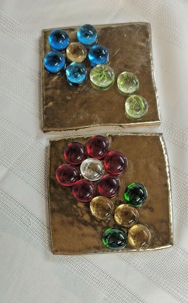 SILVER CERAMIC TILES MADE IN SPAIN WITH DECORATIVE GLASS FLOWERS