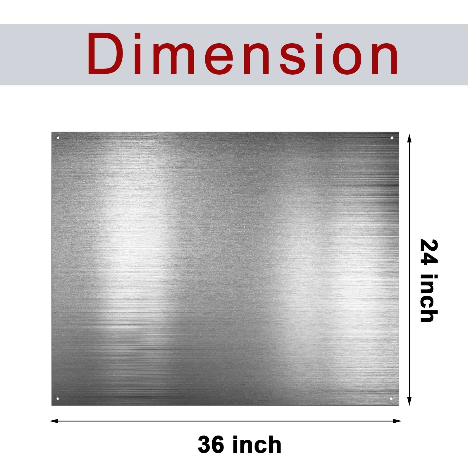 24 by 36 Inch Reversible Stainless Steel Backsplash Metal Backsplash Kitchen …