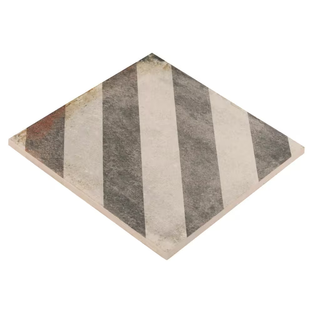 D’Anticatto Decor Obliqua 8-3/4 In. X 8-3/4 In. Porcelain Floor and Wall Tile (1